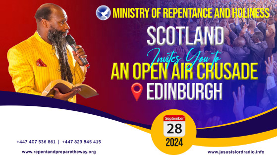 EDINBURGH SCOTLAND OPEN AIR CRUSADE